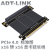 杨笙福ADT显卡延长线 PCIE4.0x16 适配ATX电1脑机箱 显卡90度高速 R33SF-BK-4.0-黑色线 4.0x16平 0.10m