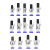 萌念指甲油分装空瓶3ML玻璃指甲油空瓶5ML药油美甲配毛刷瓶甲油 4ML长方形空瓶(单件价格30件起发