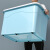 庄太太 250L蓝色 透明收纳箱玩具杂物收纳盒衣服整理盒塑料带轮ZTT-9104