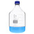 垒固 Duran肖特瓶螺口蓝盖瓶透明包邮透明丝口蓝盖试剂瓶 750ml/GL45盖