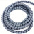 创优捷 电线电缆螺旋缠绕管 线缆装饰防冻保护套管 灰色 内径50mm 长5米