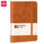 得力BP118/BP119笔记本A7A6口袋简约记事本小本子日程本96页 棕色 得力BP118记事本A6-96张
