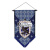 哈利波特旗帜格兰芬多魔法学院拉文克劳周边挂布挂旗装饰吊旗带杆 鹰（短款30*45cm)