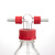 GL45螺口洗气瓶气体洗瓶缓冲瓶密封耐腐250/500/1000ml安全瓶 10000ml PPT盖 整套