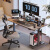 乐歌（Loctek） 电动升降智能电脑桌居家办公书桌学习书桌小户型家用台式简约E2S 1.4米原木色桌板+白腿
