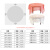 斯铂格 一次性餐桌布加厚防水台布长方形圆桌塑料薄膜商用家里用 白色180*180CM（18张）