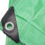 上柯 D4023 果绿色加厚防雨布 防水防晒遮阳棚布苫布PE塑料布 6X12m