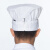 韩曼柯厨师帽酒店西餐后厨饭店厨房大厨帽子棉布帽白色蘑菇帽防油烟定制