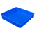 塑料盘塑料盆周转箱盒子收纳零件盒长方形塑料盒 方盘浅盘物料盒 单边1#方盘(红)365*245*65mm 【一套