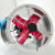 海斯迪克 工业轴流风机 强力圆筒管道排风扇 工业换气扇抽风机2米三插 12寸(300mm) HKT-629