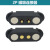 pogo pin磁吸式连接器公母带螺丝孔安装 弹簧顶针USB充电导电PIN 4P磁吸线材母座
