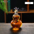 康乔兰科耐吉佳创意葫芦泡酒瓶泡酒玻璃瓶人参酒带盖个性酒壶艺术高硼硅耐 0.5升空瓶(带装饰)+座+中国结