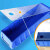 曲珞 长方形塑料周转箱配件收纳盒 蓝色300*117*90mm 单位：个