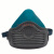 麦可辰煤矿专用防尘口罩 防尘口罩防工业粉尘透气口鼻罩高效打磨煤矿装 1个绿硅胶口罩