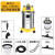 洁baBF501吸尘器洗车用强力大功率吸水机大吸力商用30升1500W BF501L明黄色滤芯版汽保2.5米