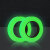 共泰 夜光胶带夜间自发光绿色蓄光警示胶带楼梯防滑荧光粘带 25mm*10米