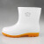 双星八特   食品雨鞋防滑底耐酸碱卫生靴雨靴白色防半筒水胶鞋白色 38码 