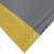 谋福（CNMF）防静电抗疲劳地垫 高弹耐磨防滑 地垫流水线疲劳垫 （600*450mm灰色黄边 ）