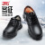 3516新式皮鞋男冬季加绒保暖棉皮鞋真皮休闲羊毛鞋训练鞋运动跑鞋 黑色 42