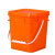 加厚级方形塑料桶10斤5L升密封桶方形带盖酱料桶油漆桶空桶 500ml方桶透明（10个装）