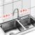 诺贝利奥 厨房管理标识牌定制餐饮厨房分类管理制度标语贴纸 洗手池 5x10cm
