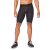2XUForce系列男士压缩短裤马拉松跑步高弹透气低腰夏季紧身短裤 黑色 XS