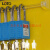 LOTO壁挂式挂锁吊牌存放站亚克力一体式5锁锁具挂板工业停工检修安全管理工作站BD-50989 挂板（含锁具）