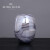 荣山（RS RongShan）北欧轻奢大理石花纹创意玻璃花瓶摆件 插花花器家居样板间装饰品 云石灰(高27cm)