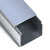 DS 铝合金方线槽 100*50mm 壁厚1mm 1米/根 外盖明装方形自粘地面