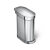 仁聚益定制Simplehuman 办公客厅厨房卫生间脚踏45/40/5超薄垃圾桶 银色45L超薄垃圾桶