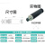 M8航空插头传感器3/4芯螺丝钉接线法兰座接近开关M8防水连接器 M8 3芯 直公头 螺丝钉