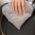 者也 清洁抹布 加厚加大快速吸水高效擦灰物业保洁洗车毛巾 灰色3条装30*30CM