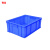 豫选工品 物流周转箱 3-27号塑料箱 长方形大号加厚箱 储物筐 养鱼龟收纳盒 18#600*485*155mm（蓝色）