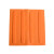 盲道砖橡胶 pvc安全盲道板 防滑导向地贴 30cm盲人指路砖 (底部实心)40*40CM橘黄点状