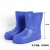 卫生靴加绒食堂厨房工厂专用雨靴防滑耐油高筒棉水鞋 蓝色中筒加绒款 加厚EVA材质 36 尺码标准