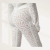 PHILIPP PLEIN24新款PP女裤羊毛混纺镂空刺绣白色针织长裤喇叭裤 XS