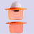 惠利得（HUILIDE）户外建筑施工工地防护大帽檐设计透气网格带披肩遮阳帽防晒帽遮阳板安全帽遮阳挡 橙色不含头盔