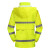 谋福 CNMF 安全反光分体雨衣雨裤套装 配肩灯和指挥手套 荧光黄 2XL-180 