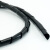 海斯迪克 HKHE-048 缠绕管 电线线束保护带 PE保护套包线管绕线管 黑色4mm*20m*1根