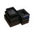 塑料防静电托盘长方形方盘加厚元件盒物料盒零件盒工具周转箱黑色 12号方盘 375*310*20mm