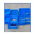 加厚塑料零件盒货架收纳整理箱车间周转框五金配件螺丝分格小盒子 400-115箱440*310*120mm