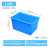 加厚牛筋塑料水箱长方形耐用储水桶大容量家用养鱼箱水产箱塑料桶 120L蓝色（可装97KG水）