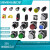 3SU1平头圆钮带1NC红/绿蓝色22MM瞬动型3SU1106-0AB50-1BA0