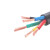 佳雁 国标铜丝软电缆 YZ 4*1.5平方中型橡套线 户外耐磨电源线 10米