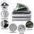 越能（YUENENG） 加厚防水布货车遮雨防晒布油布帆布塑料布 绿银篷布 3*3m
