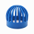 PVC管道透气帽海鲜池管道溢流网罩海鲜缸配件防护网罩鱼缸半球帽 63半球帽(内直径63毫米
