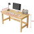 实木电脑桌儿童学习桌写字桌椅书桌简易小型办公木桌子学生课桌椅 原木单桌+椅子（送坐垫） 100*40*75