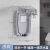 智能马桶热水器漏保插座86型暗装明装浴室室外防水插座一体防水盒 暗装【一开】透明