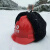冬季棉安全帽防砸保暖工地施工领导劳保头盔户外电力安全帽套防寒 白色 白色两用棉帽