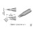 JBC| 纳米工具专用C115系列刀型烙铁头； C115212